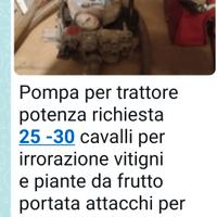 pompa per trattore 