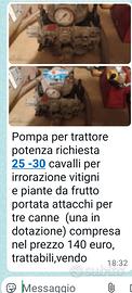 pompa per trattore 