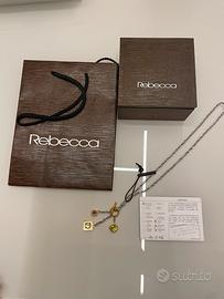 Collana in acciaio e pietre Rebecca