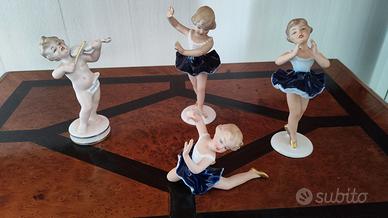STATUINE BALLERINE PORCELLANA WALLENDORF