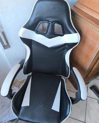 sedia ufficio, gaming comoda con ruote