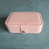 Portagioie rosa cofanetto per gioielli porta gioie