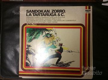 Lp zorro sandokan tartaruga etc anni 70