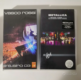 Videocassette musicali, Vasco Rossi e metallica