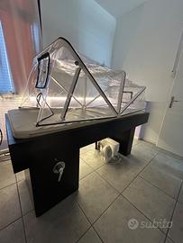 Lettino per bagno vapore estetica