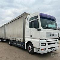 Man TGA 18.460 4x2 centinato con rimorchio