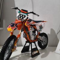 MODELLINO MOTOCROSS CAIROLI KTM 450 SX-F 2019 1 : 