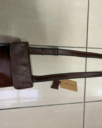 borsello uomo sergio castelli in vera pelle