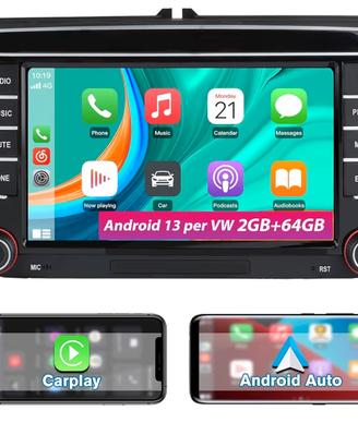 Autoradio Navigatore Touch per VW Skoda Seat