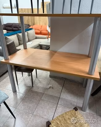 Tavolo in legno colore ciliegio 160x90 nuovo
