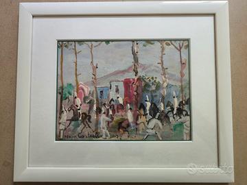 Quadro a olio di Mario Sportiello