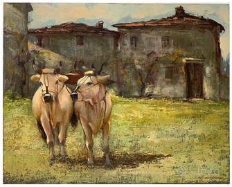 Ubaldo Ballerini - Olio su tavola - 40X50 cm