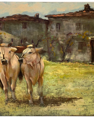 Ubaldo Ballerini - Olio su tavola - 40X50 cm