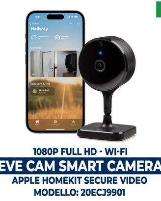 Telecamera Smart Eve Cam 1080p (HomeKit) NUOVA
