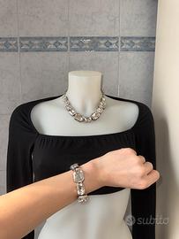 Completo collana + bracciale Swarowski