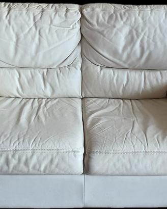 divani vera  pelle 2posti+ 3posti con  relax