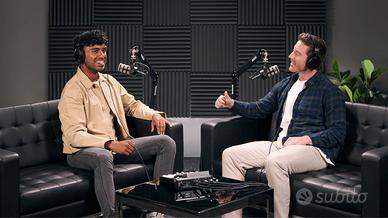 Noleggio Podcast Video | Sony FX30 - Rode - Luci