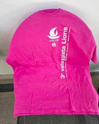 T-Shirt TSHIRT Rosa Fucsia "3ª Veleggiata LionsXXL