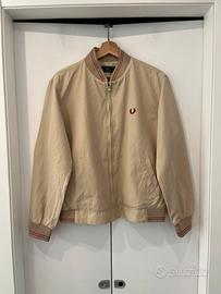 Fred Perry Bomber Beige Tg. S Made in Italy