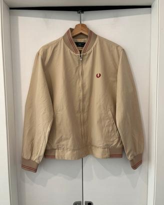 Fred Perry Bomber Beige Tg. S Made in Italy