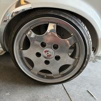 Cerchi porsche con adattatori 4x100