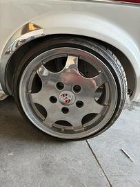 Cerchi porsche con adattatori 4x100
