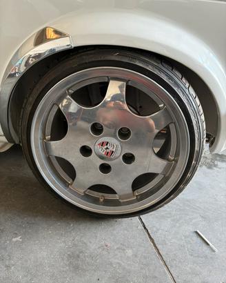 Cerchi porsche con adattatori 4x100