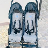 Passeggino gemellare o fratellare chicco