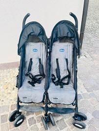 Passeggino gemellare o fratellare chicco