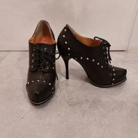 Scarpe con tacco 12, misura 38, parigina nera