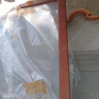 porta  con  mantovana  