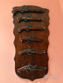 Set di 6 pistole decorative stile antico