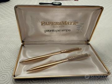 Set Paper Mate vintage- Penna e portamine