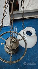 Lampadario  in stile industriale/vintage