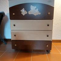 cassettiera fasciatoio cameretta Azur