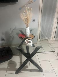 Tavolo 1.49 per 90 cm in vetro
