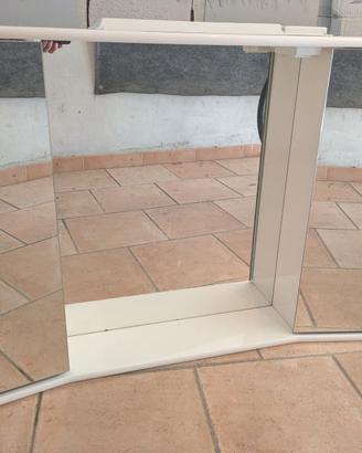 Mobiletto bagno vetrato