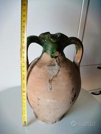 Antica Originale anfora in terracotta 