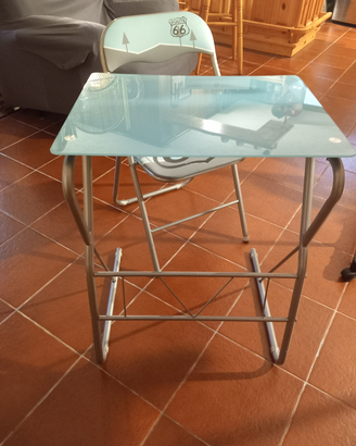 Tavolo e sedia bambini