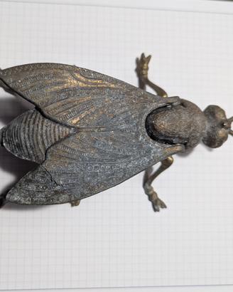 Posacenere/Portagioie Mosca Vintage in Ottone