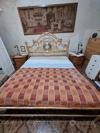 Letto in ottone