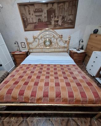 Letto in ottone
