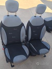 tappezzeria sedili Fiat 500 L anno 2016