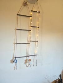 Scaletta decorativa a parete bagno balcone camera