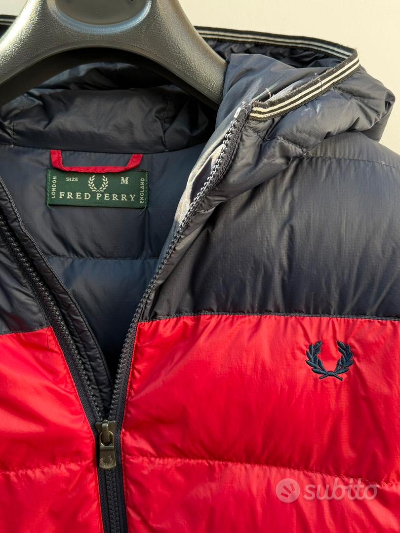 Piumino smanicato Fred Perry taglia M Abbigliamento e Accessori
