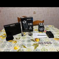 Zoom h6 + accessori + schede