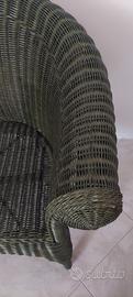 Sofà in rattan
