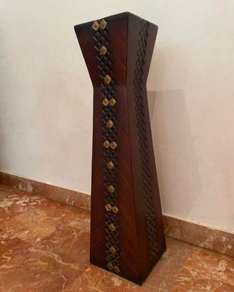 Vaso alto da terra in ceramica decorata – 72 cm 