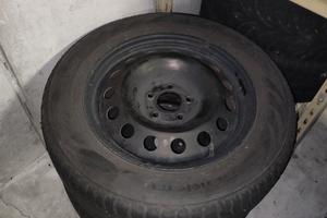 CERCHI FERRO+GOMME DA NEVE 