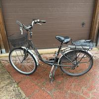 Bicicletta ex elettrica scossa